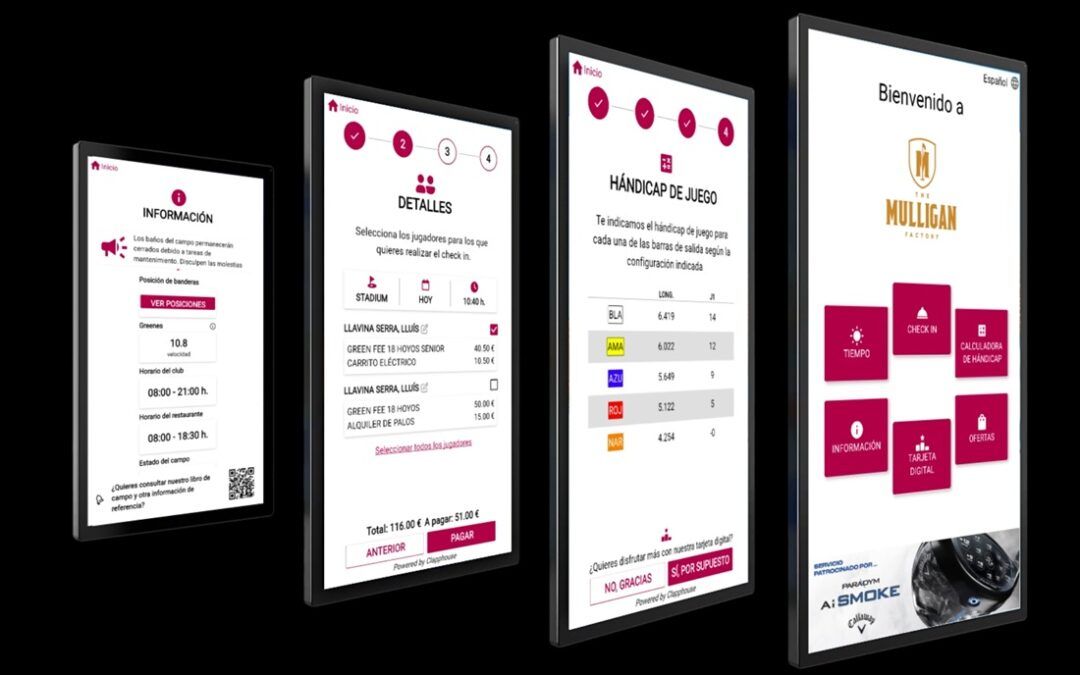 The Mulligan Factory ultima el lanzamiento de una nueva solución de cartelería digital para golfistas en colaboración con Elo Touch