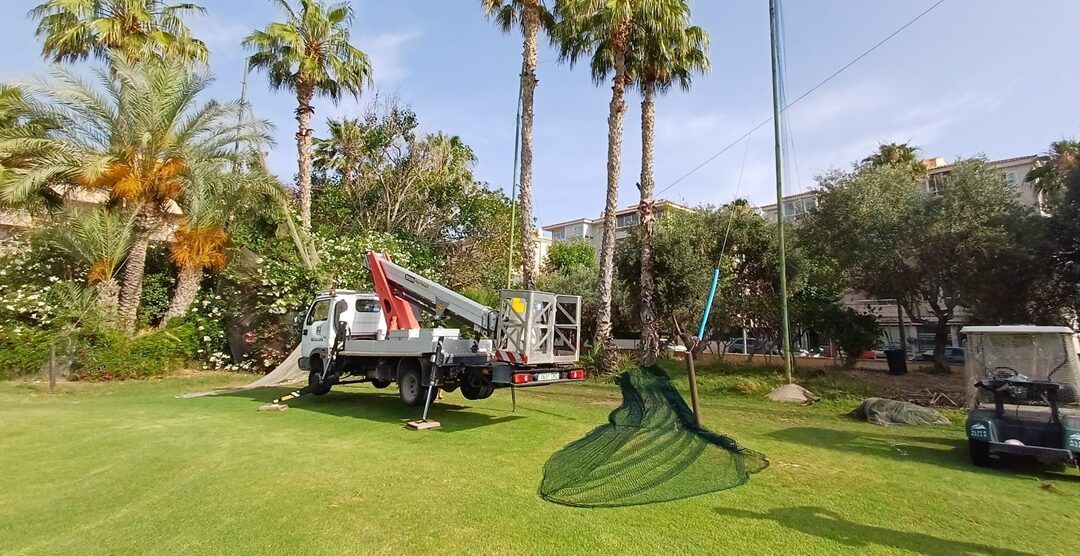 La Concejalía de Deportes del Ayuntamiento de l’Alfàs del Pi realiza mejoras en el área de prácticas del campo de golf del Albir