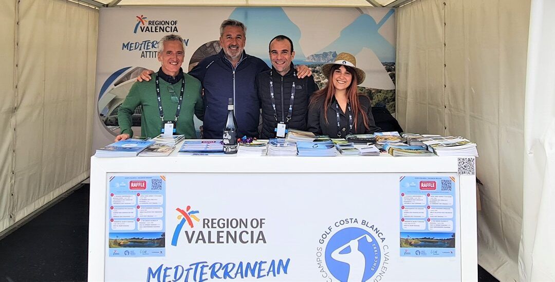 La Asociación de Campos de Golf de la Costa Blanca y Comunitat Valenciana promociona el destino durante el KLM Open 2025
