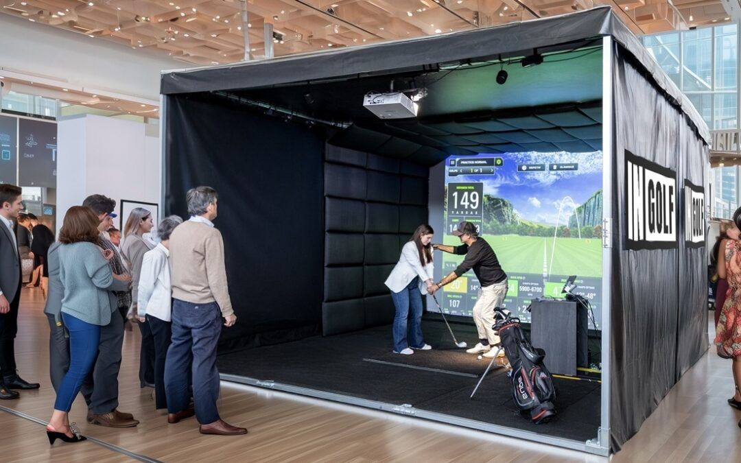 Presentado INgolf, el nuevo sistema de simulación de golf especialmente diseñado para eventos corporativos, ferias, congresos y exposiciones