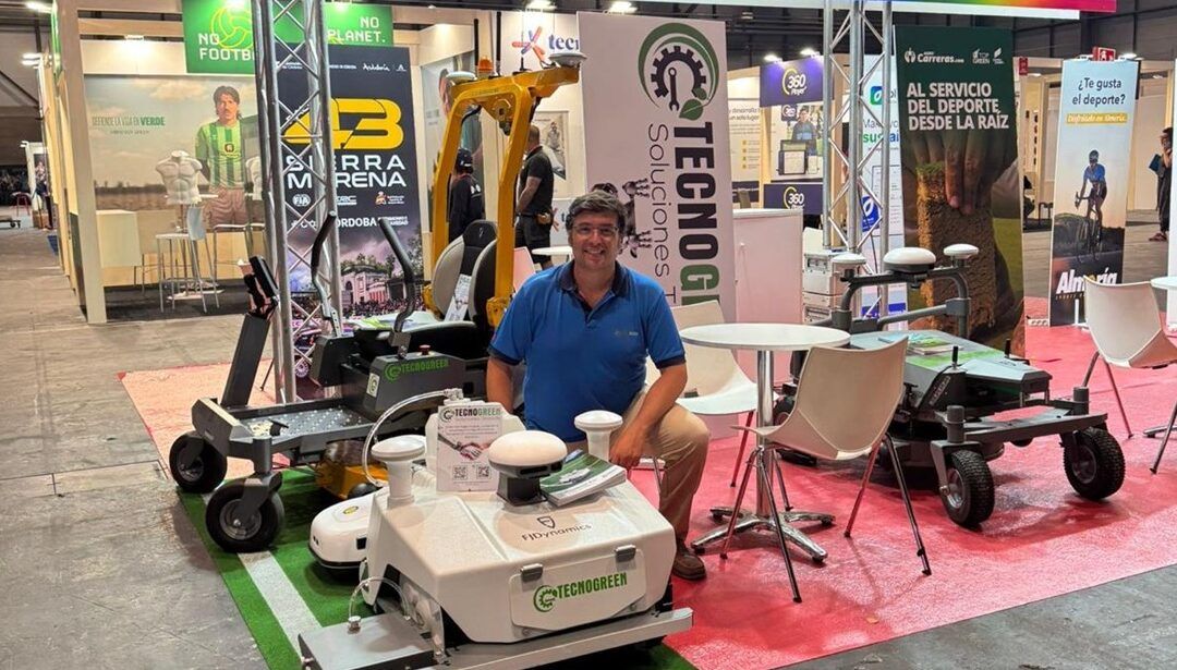 Tecnogreen refuerza en el Sports Summit Madrid 2025 su apuesta por la maquinaria autónoma para el mantenimiento de los campos de golf