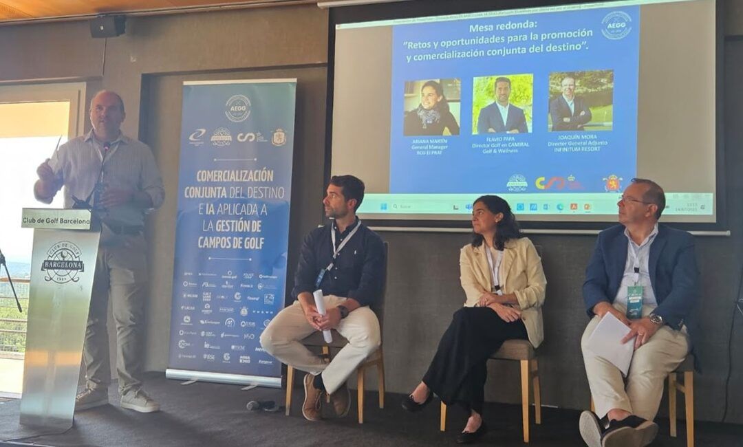 El Club de Golf Barcelona, anfitrión de la jornada ‘Comercialización conjunta del destino e Inteligencia Artificial aplicadas a la gestión de campos de golf’ de la Asociación Española de Gerentes de Golf
