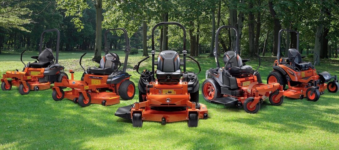 Kubota amplía su gama de cortadoras de giro cero con modelos eléctricos y a gasolina