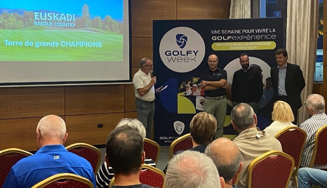 Golfistas franceses y suizos se dan cita durante la Golfy Week País Vasco 2025 para una semana de deporte, turismo y cultura
