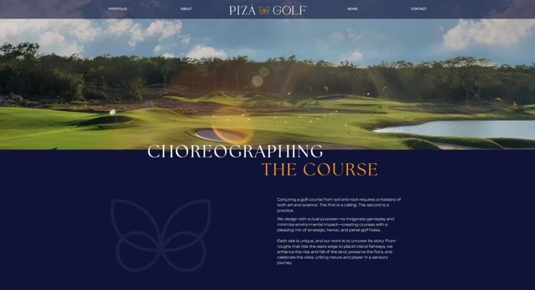 Pizá Golf presenta su nuevo sitio web inmersivo que celebra casi dos décadas de visionaria arquitectura de campos de golf de Agustín Pizá