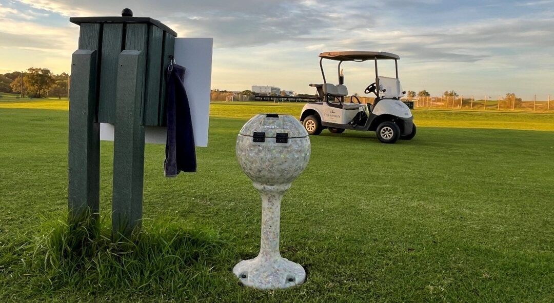 El Parador de El Saler impulsa el primer sistema que transforma bolas de golf no recuperables en material útil