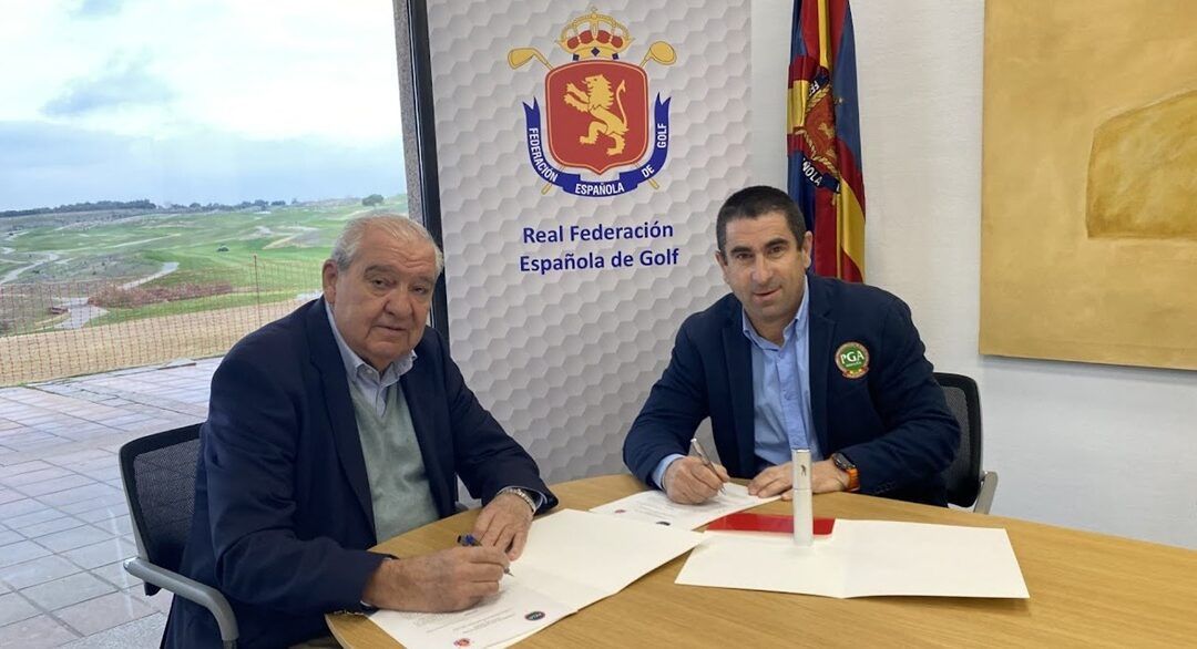 RFEG y PGA de España firman un convenio de colaboración para fortalecer el ámbito del profesionalismo