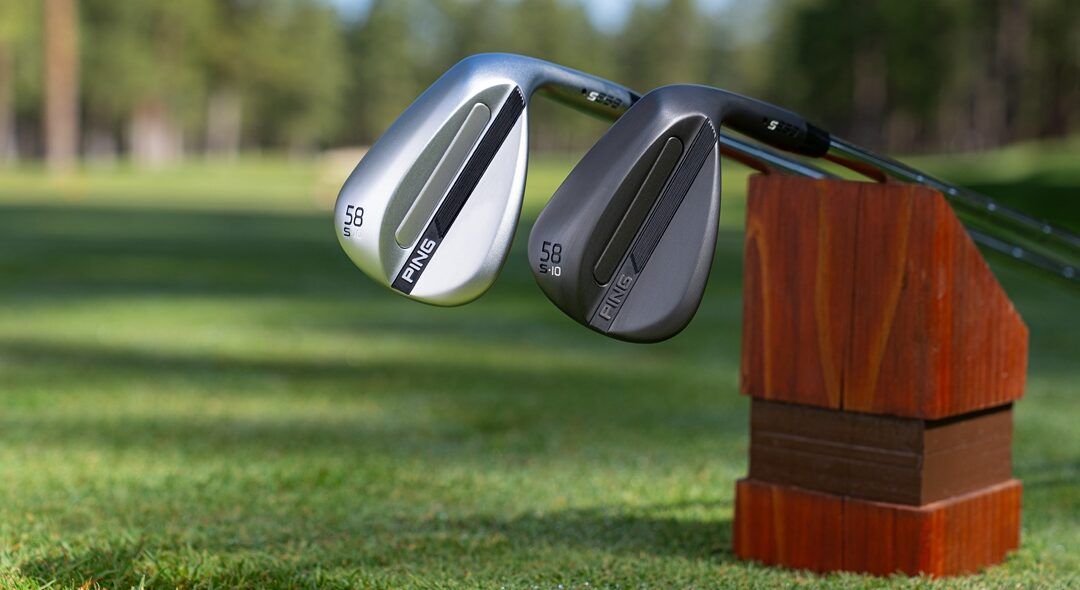 PING presenta su nueva serie  los wedges s259 con el acabado hidrófobo de cromo Hydropearl 2.0 y el oscuro antirreflejos Midnight
