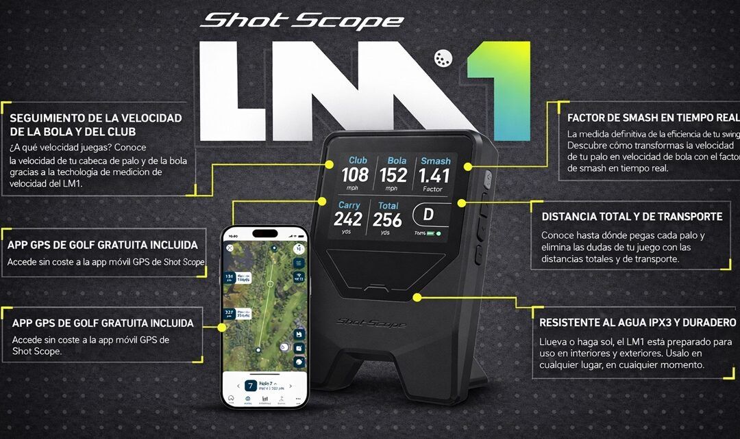 Shot Scope presentará el monitor LM1, el dispositivo portátil H50 GPS y el altavoz GPS LoopOne en el inminente PGA Show 2026