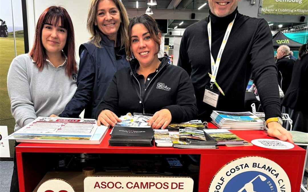 La Asociación de Campos de Golf de la Costa Blanca y Comunitat Valenciana viaja a tierras danesas para promocionar el destino en la Ferie For Alle