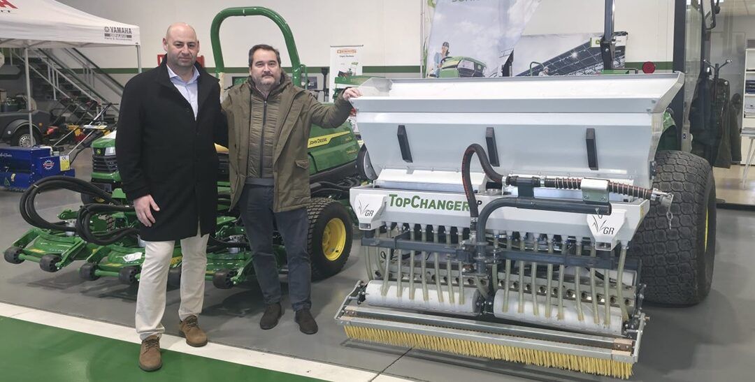 HermaGreen refuerza sus servicios de mantenimiento de campos de golf con la incorporación de la VGR Topchanger