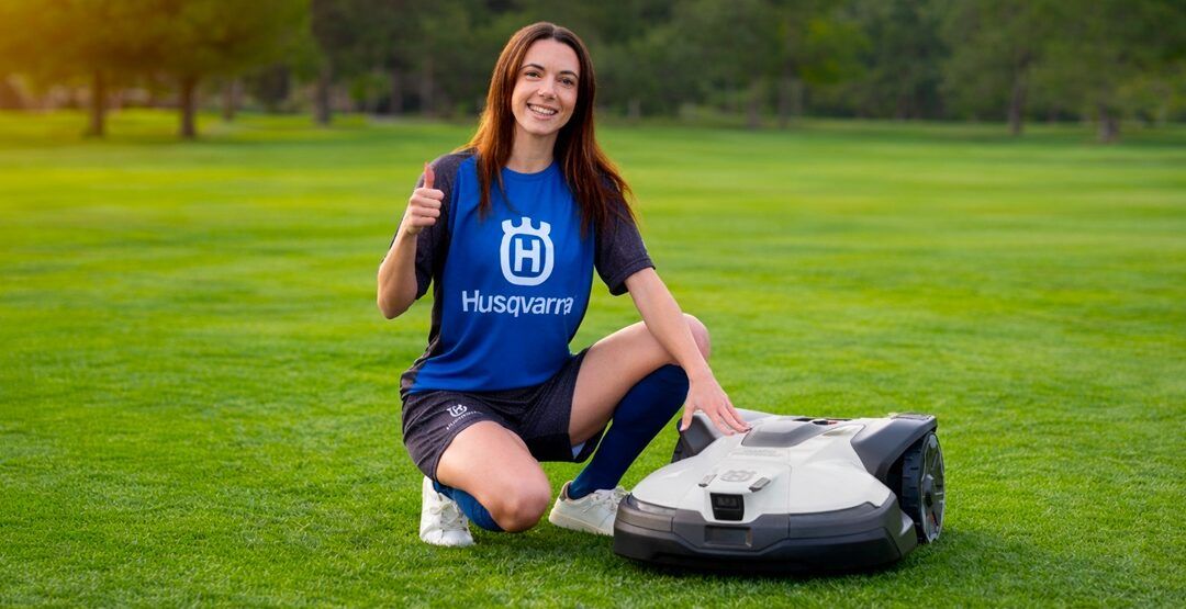 Husqvarna ficha a la número uno del césped mundial, Aitana Bonmatí, como nueva embajadora de la marca