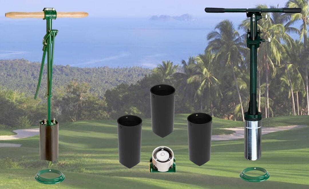 Evergreen presenta su gama completa de abrehoyos para greens de golf