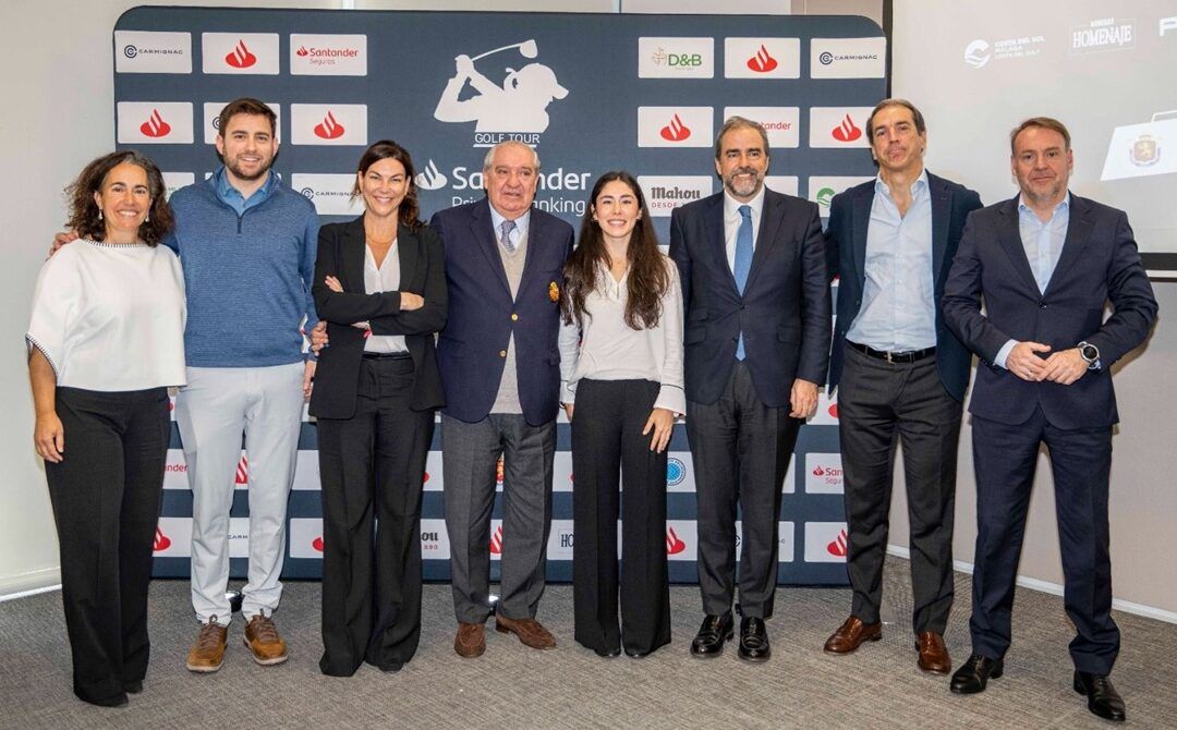 La undécima edición del Santander Golf Tour contará con ocho pruebas a lo largo de 2026