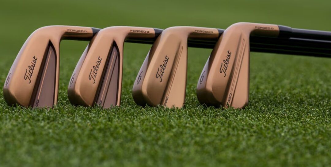 Titleist presenta el acabado color cobre intenso Oil Can en los hierros de la serie T