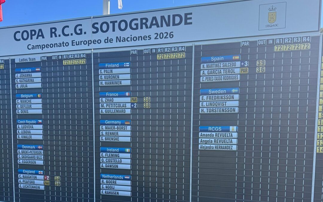Golf GameBook entra en el circuito de los grandes torneos amateurs como live scoring oficial de la Copa RCG Sotogrande 2026