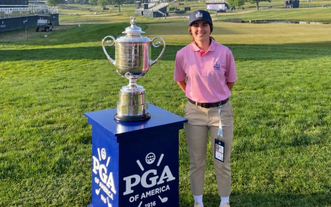 ‘Mi experiencia como greenkeeper voluntaria en el PGA Championship 2026 en Aronimink Golf Club’, por Paula Morales Bragado