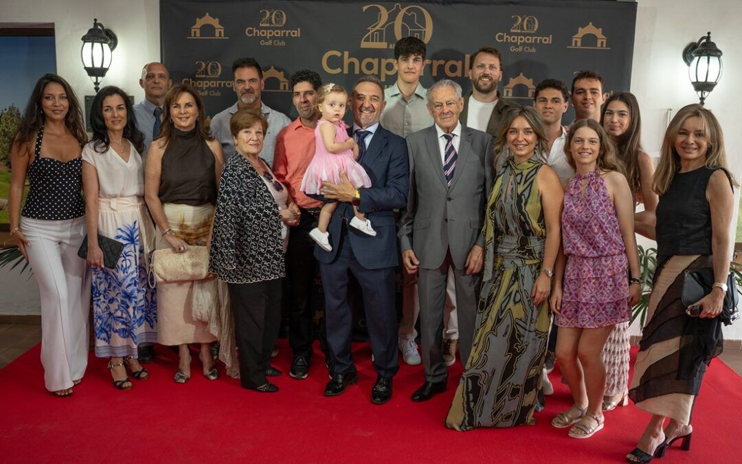 Chaparral Golf Club celebra el vigésimo aniversario de su reapertura con una emotiva gala que reúne a las principales instituciones y representantes del golf de la Costa del Sol