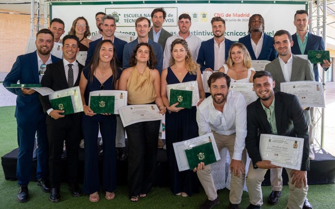 La Escuela Nacional de Técnicos Deportivos celebra su gran ceremonia de graduación en el Centro Nacional de Golf