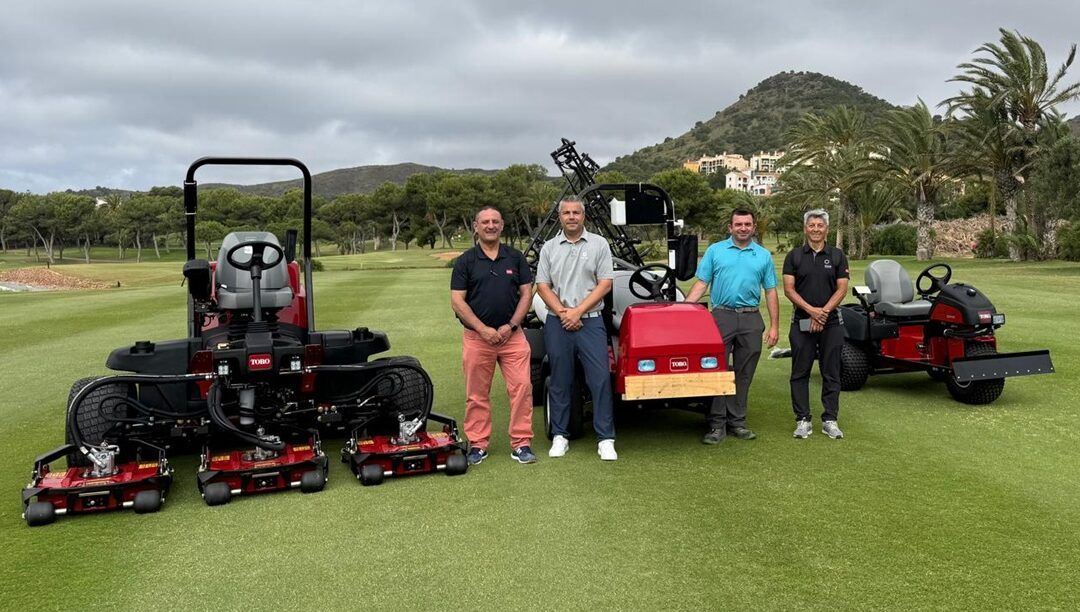 La Manga Club refuerza el mantenimiento de sus campos de golf con nuevas soluciones Toro
