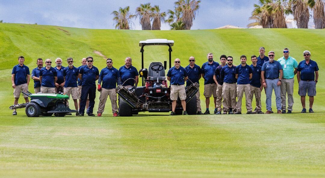Golf del Sur, campo pionero en España al incorporar el sistema de rastrillado autónomo de bunkers SmartRake de TurfTroniq