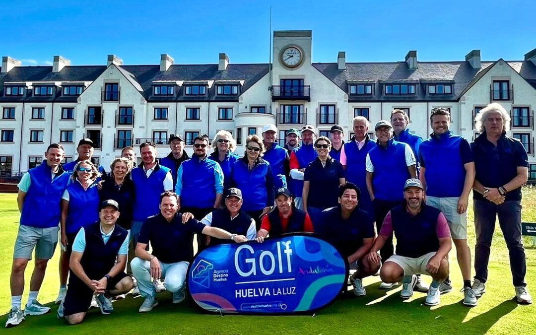 Huelva promociona su oferta de golf en Escocia ante una veintena de touroperadores internacionales