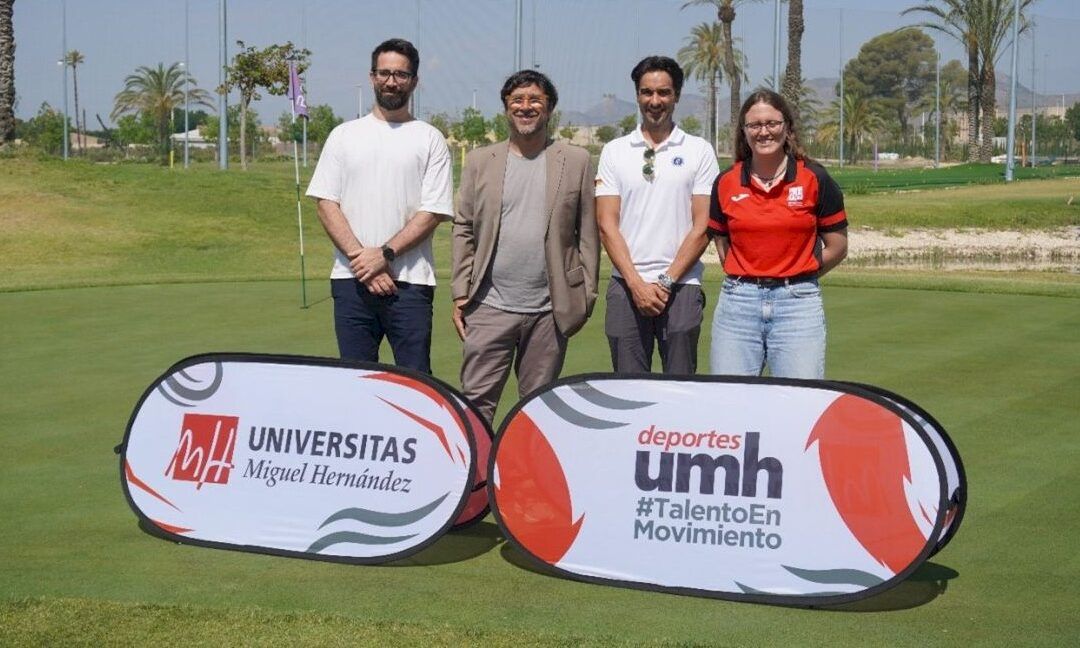 La Universidad Miguel Hernández, la Federación de Golf de la Comunitat Valenciana y la Escuela de Golf Elche unen fuerzas para fomentar el golf universitario