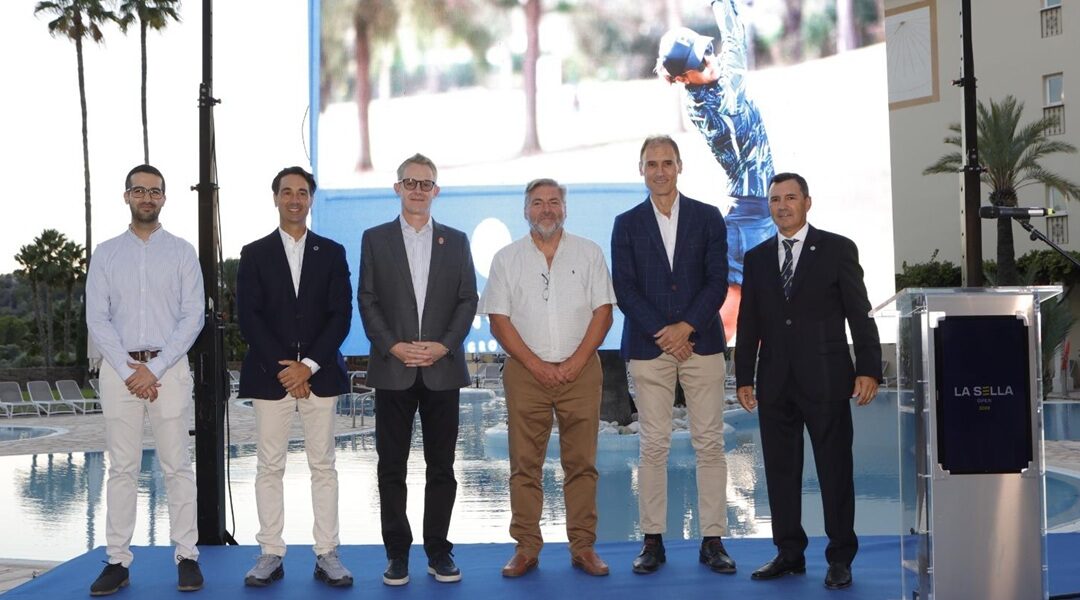 El director general de Deporte de la Generalitat Valenciana resalta la consolidación del torneo La Sella Open como una referencia internacional del golf femenino