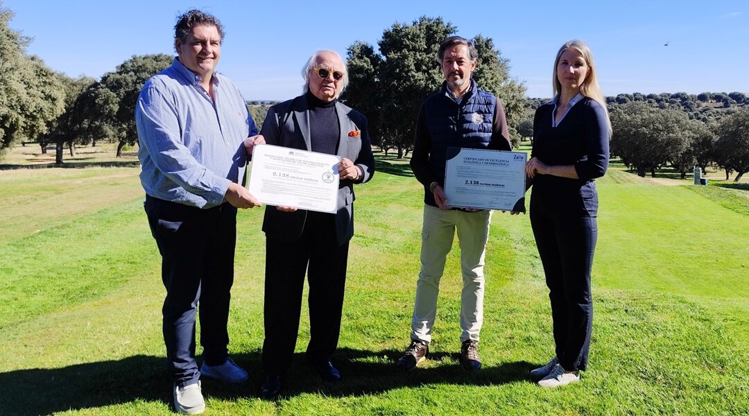 Zarapicos certifica más de dos mil encinas y refuerza su posición como uno de los campos de golf con mayor patrimonio arbóreo de España